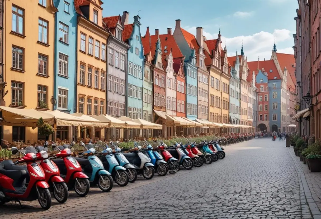 Hyra moped i Gdansk – så enkelt är det! illustration