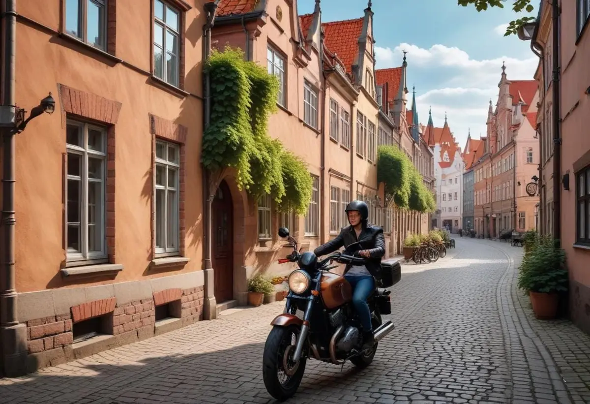 Hyra motorcykel i Gdansk – Utforska på två hjul! illustration